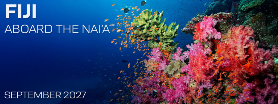 FIJI – Bligh Water & Beyond aboard the NAI’A Underwater Photo Workshop Sept. 4-14, 2027.
